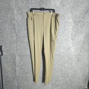 Clothin Cargo Pants Men XL Tan Hiking Outdoor Technical Stretch CP13210M Utility
